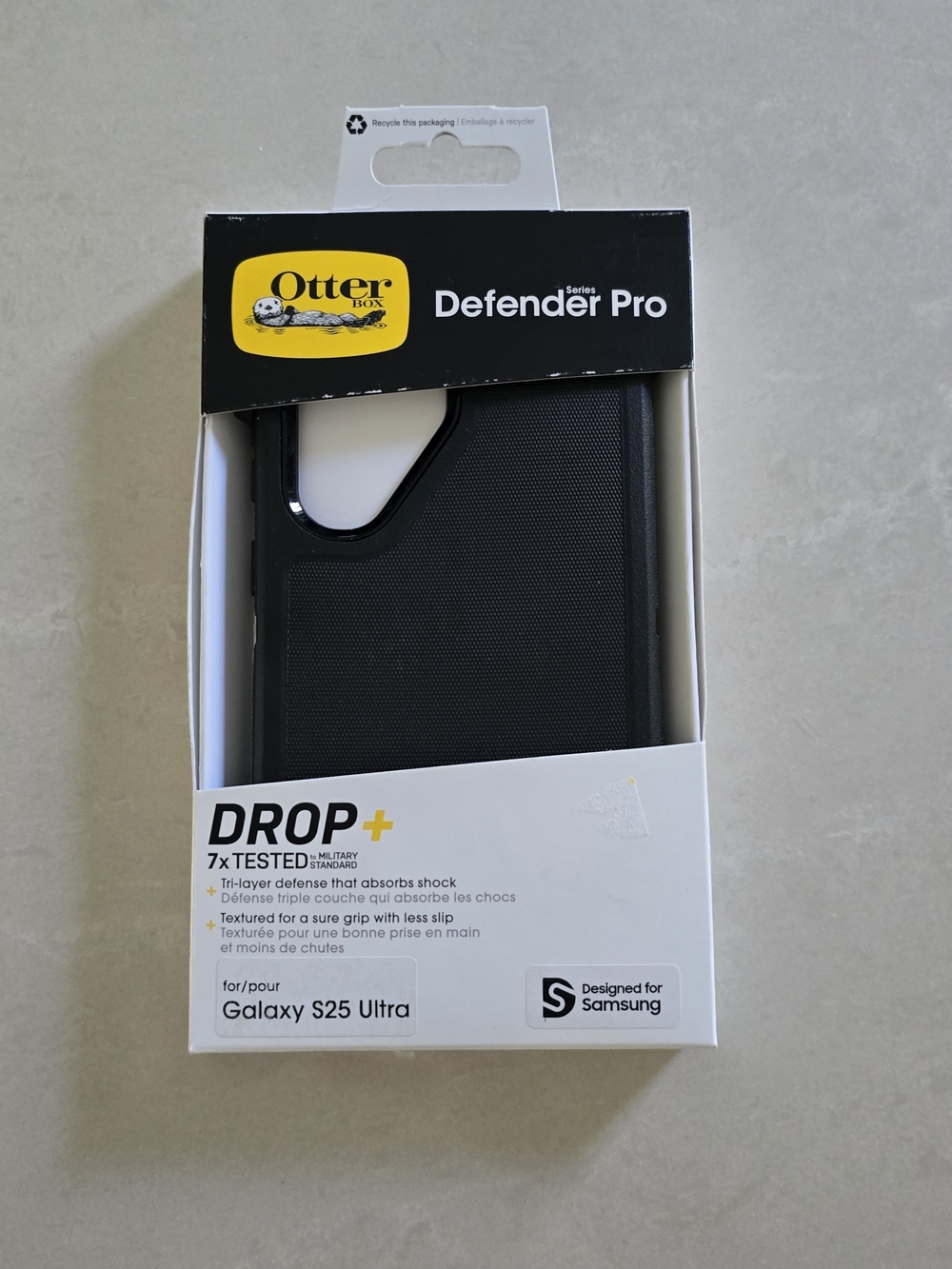 OtterBox Defender Pro Case for Samsung Galaxy S25 Ultra - Black